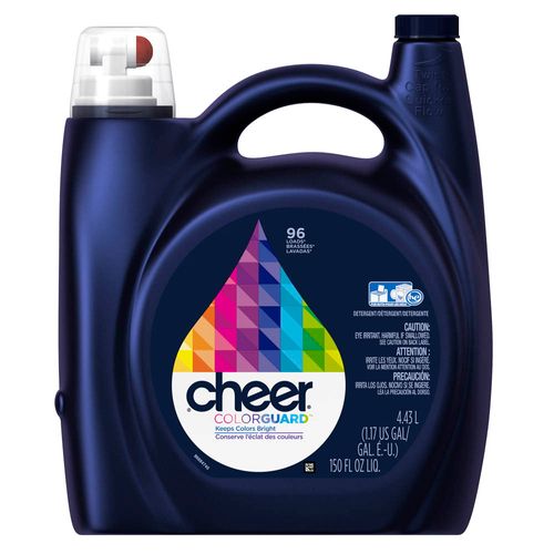 Detergente líquido Cheer 96 lavadas protección de colores 4.43 L