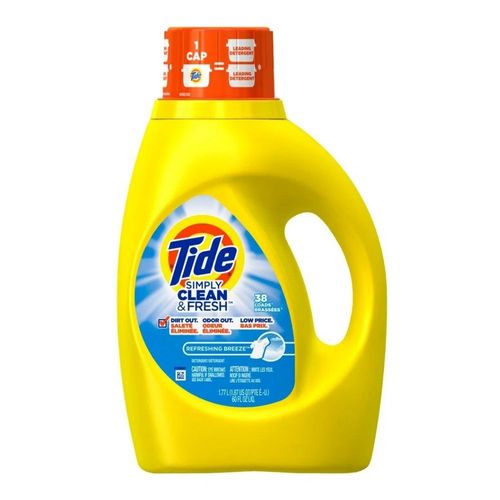 Detergente líquido Tide Simply Clean & Fresh 1.77 L - 38 lavadas