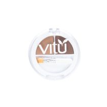 Sombras Vitú Para Cejas Sábila Tono Café