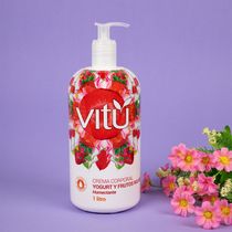 Crema Vitú Corporal Yogurt Y Frutos Rojos 1L