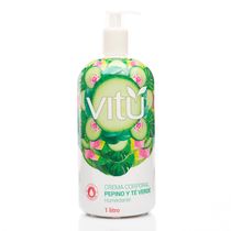 Crema Vitú Corporal Pepino Y Té Verde 1L