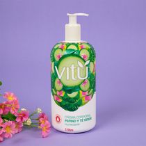 Crema Vitú Corporal Pepino Y Té Verde 1L