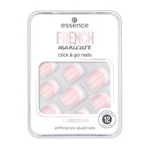 Uñas Essence French Manicure Click & Go 01 X12 uds.