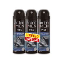 Promoción Arden For Men Desodorante Para Pies Antibacterial 240ml X3 uds.