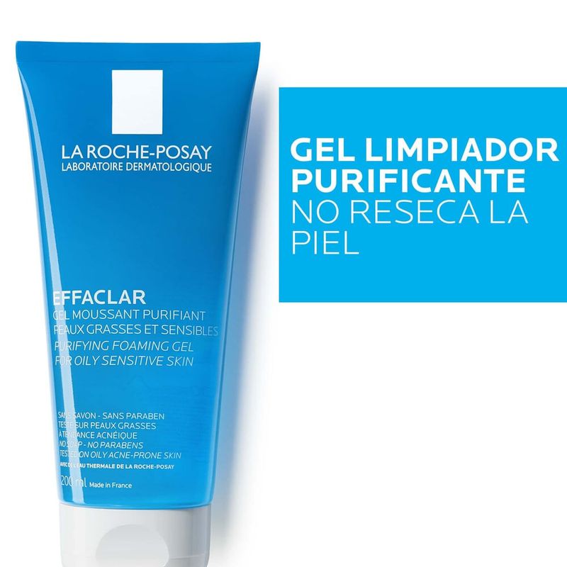 Effaclar Gel Limpiador Purificante 200 ml. La roche posay - Farmacia en  Casa Online