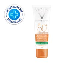 Vichy Capital Soleil Matificante 3 En 1 Spf 50+ X 50 Ml