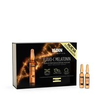Isdinceutics Flavo C Melatonin Serum Reparador Noche Ultraligera X 10 Ampollas