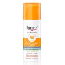 Euc Solar Spf 50 + Gel Crema Toque Seco Tono Medio X 50 Ml