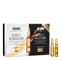 Isdinceutics Flavo C Ultraglican + Flavo C Melatonin Dia/Noche Ampollas