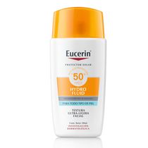 Euc Solar Hydro Fluid Facial Ultra Ligero Spf 50+ X 50 Ml