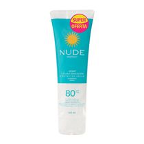 Promoción Nude Protector Solar Sensación Liviana Spf80 120ml X2 uds.