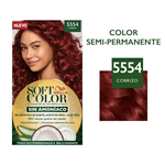 Tintura Soft Color Semi-Permanente Tono Cobrizo Intenso 5554