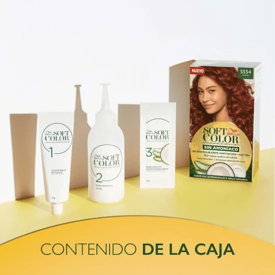 Tintura Soft Color Semi-Permanente Tono Cobrizo Intenso 5554