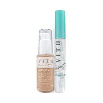 Oferta Vitú Base Elixir Tono 2 + Pestañina Elixir 41 Ml