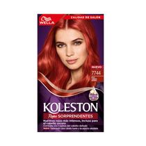 Tintura Wella Koleston Tono 7744 Rojo Cobrizo Intenso
