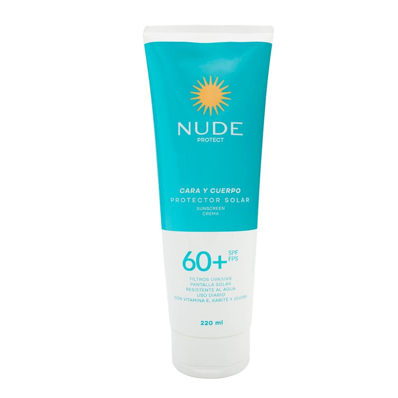 Protector-Solar-Nude-Spf-60---Cara-Y-Cuerpo-X-220-Ml