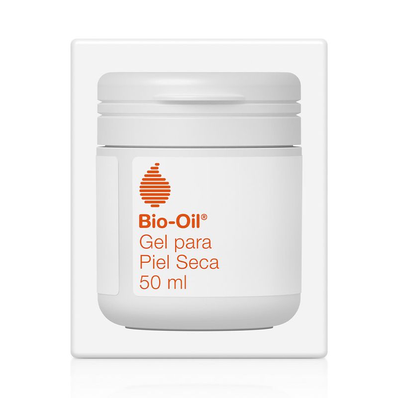 Bio-Oil-Gel-para-Piel-Seca-50ml-en-su-envase-y-caja.-Producto-para-hidratar-la-piel-seca