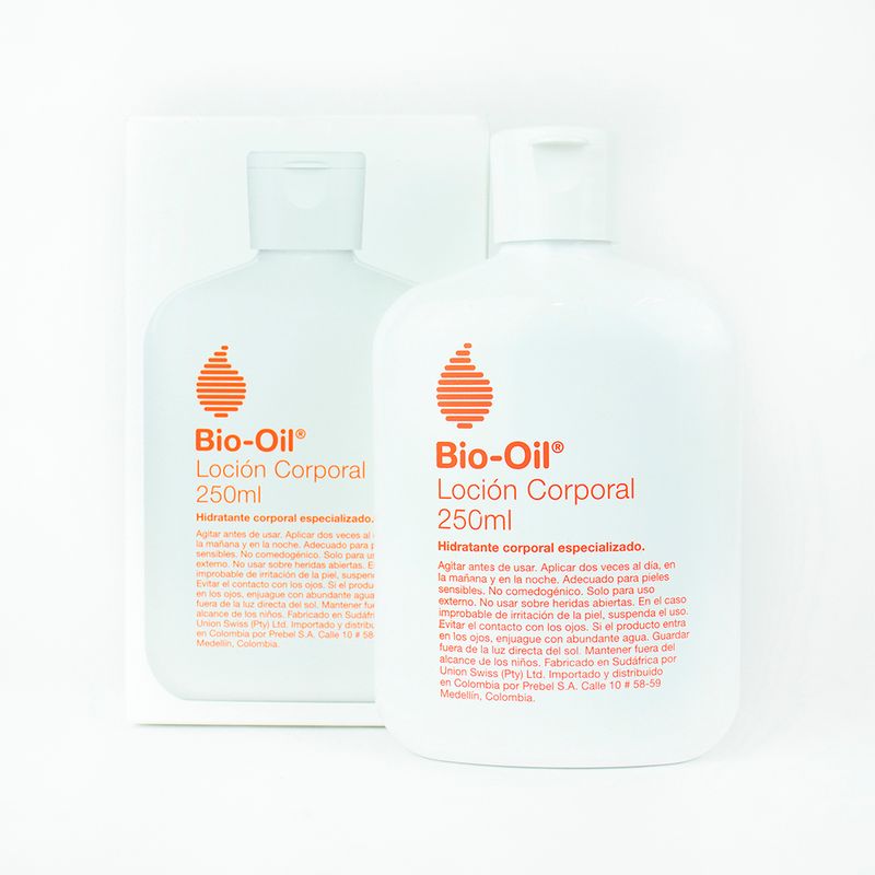 Dos-envases-de-Bio-Oil-Locion-Corporal-250ml.-Crema-hidratante-especializada-para-pieles-sensibles