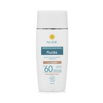 Protector Solar Facial Nude Fluido Con Color Spf 60 50Ml