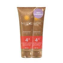 Bronceador Nude En Gel Spf4 120ml X2 uds.