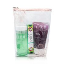 Kit Vitú Espuma Limpiadora + Contorno De Ojos Pepino + Exfoliante Uva 312 Ml