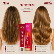 Tintura Wella Professionals Color Touch Tono 7/0 Rubio Medio 60 Ml