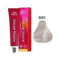 Tintura Wella Professionals Color Touch Tono 8/81 Rubio Claro Perla Ceniza 60 Ml
