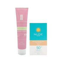 Oferta Protector Solar Nude SPF50 Con Color 50 Ml + Desodorante Elizabeth Arden Coco 100 Gr