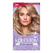 Tintura Wella Koleston Tono 818 Rubio Claro Brillante Perla