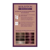 Kit Tinte Koleston Deluxe 463 Castaño Rosa Permanente Sin Amoníaco