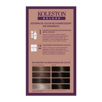 Kit Tinte Koleston Deluxe 30 Castaño Oscuro Permanente Sin Amoníaco
